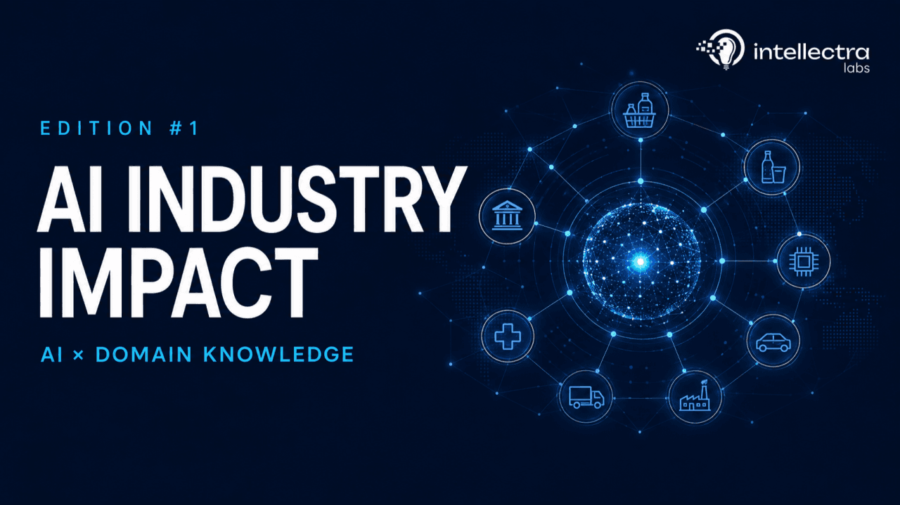 The Big AI Development Edition 1 — AI Does Not Transform Industries. Domain-Led AI Does.