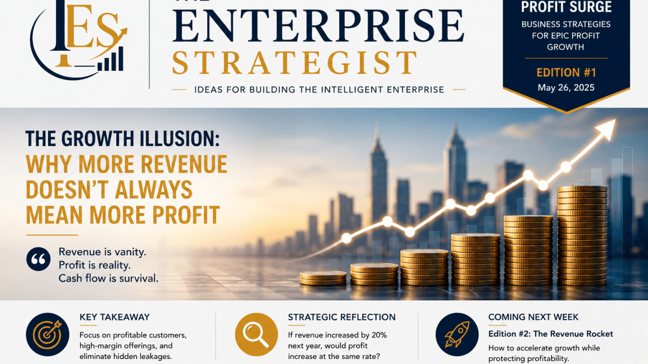 The Enterprise Strategist Edition #1 — The Growth Illusion: Why More Revenue Doesn't Always Mean More Profit