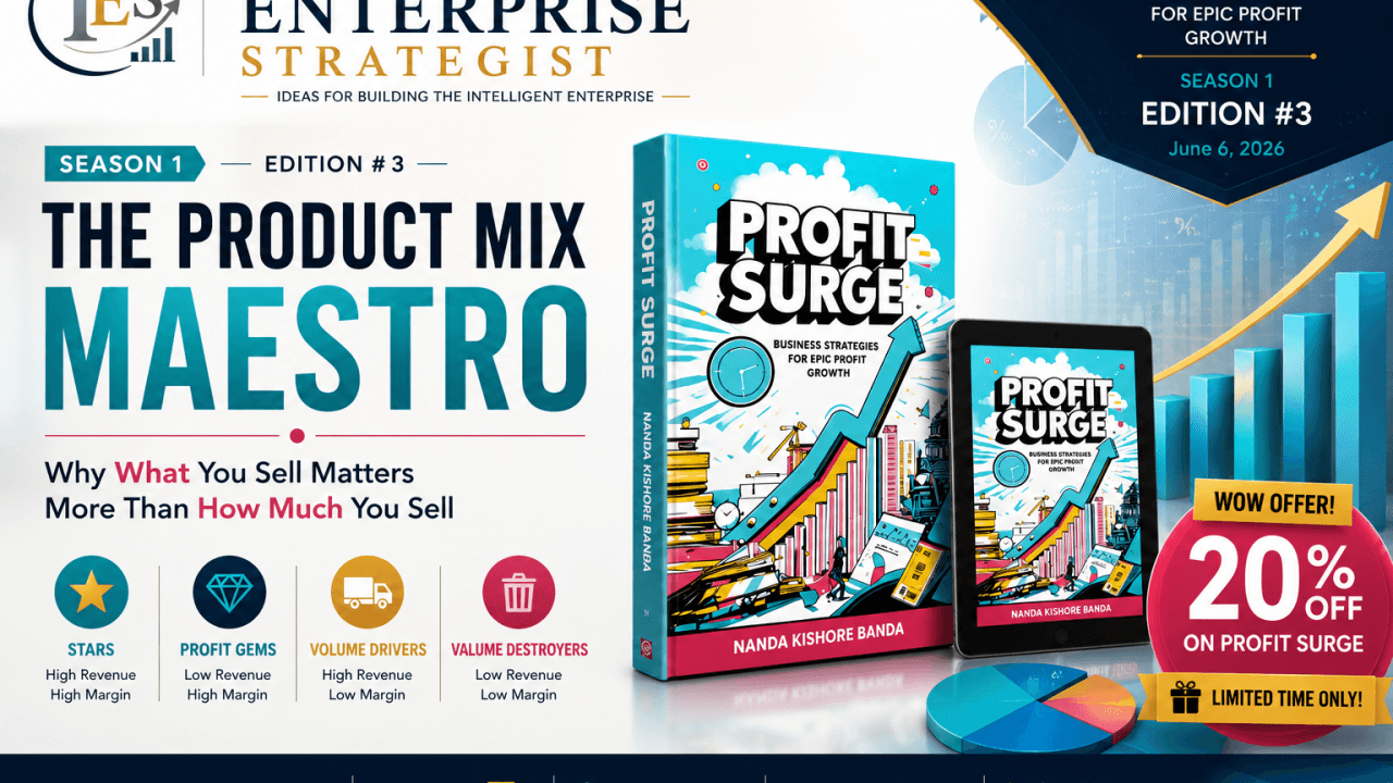 The Enterprise Strategist Edition #3 — The Product Mix Maestro: Why What You Sell Matters More Than How Much You Sell